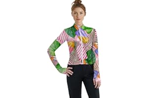 Mlvekrt Women's UPF 50+ Lightweight Athletic Jacket Sun Protection Full Zip Long Sleeve Shirts Hiking Outdoor