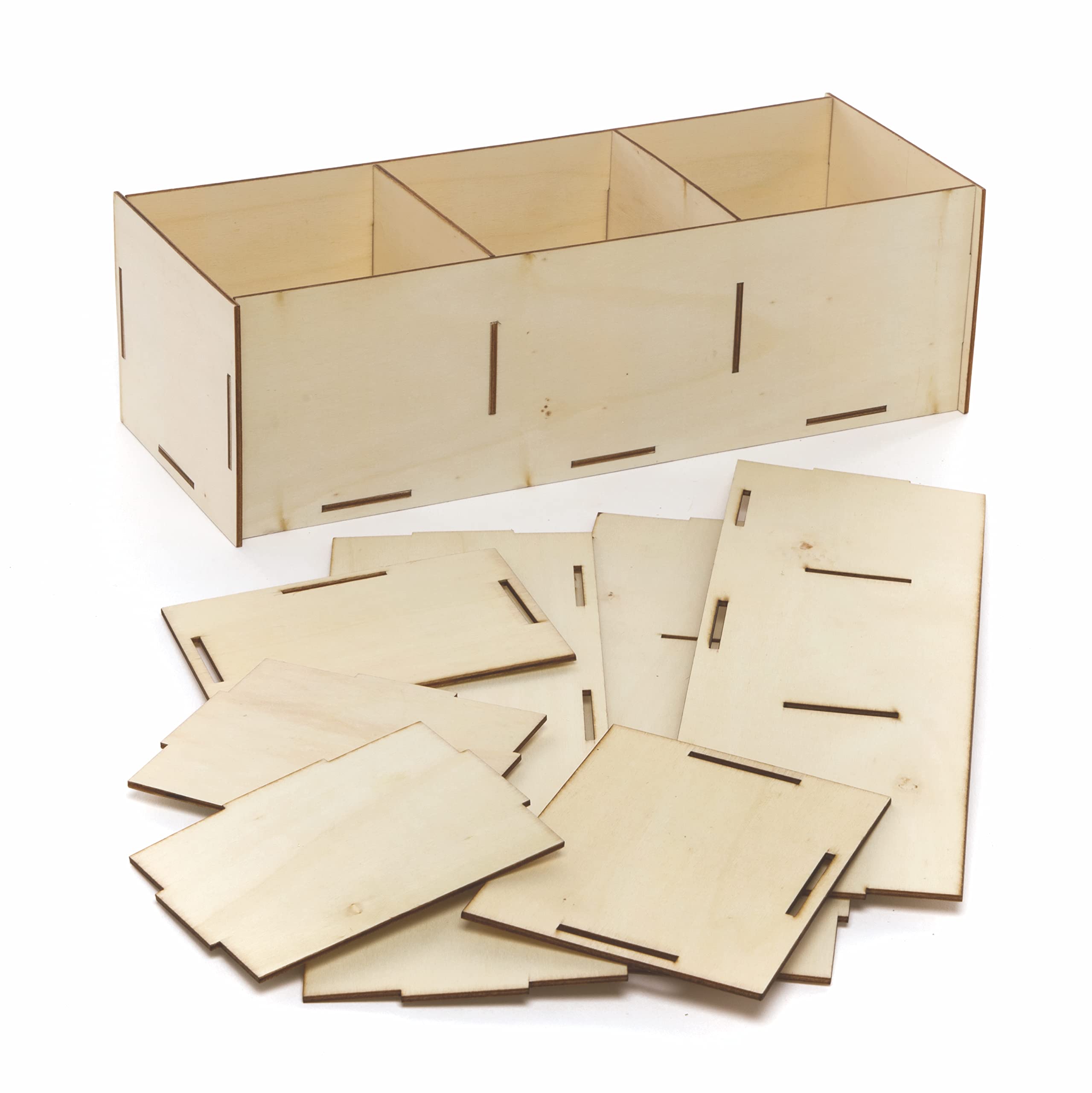 Baker Ross AX728 Herb Garden Kits - Pack of 2, Perfect for Children and Adults to Paint and Decorate, Make Your Own Woodcraft