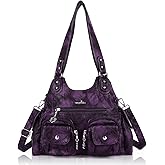 Angel Kiss Purses for Women Hobo Bag Soft PU Leather Shoulder Bag for Women