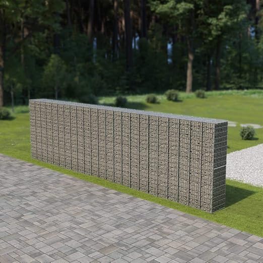Muro de gaviones con Cubiertas Acero galvanizado 900x50x200 cmCasa ...