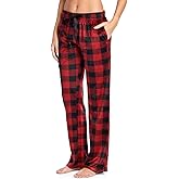 Ashford & Brooks Women's Plush Mink Fleece Pajama Sleep Pants