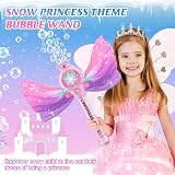 Britik Bubble Wands Kids Light Music Bubble Machine 3 8 Princess Design view 2