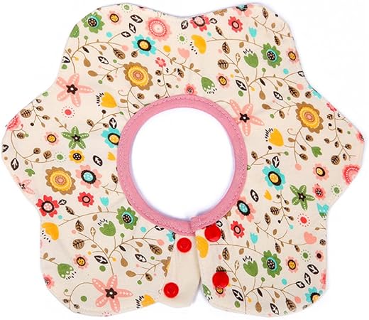 Bavoir Bebe Bebe Isuper Doux 360 En Coton Avec Double Fermeture A Bouton Pour Bebe De 3 A 24 Mois Avec Tour De Cou De 27 Cm Petite Fleur Amazon Fr Bebes Puericulture