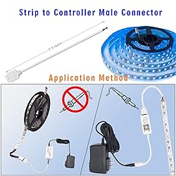 FSJEE 12MM 5PIN RGBW LED Strip Connector Kit with