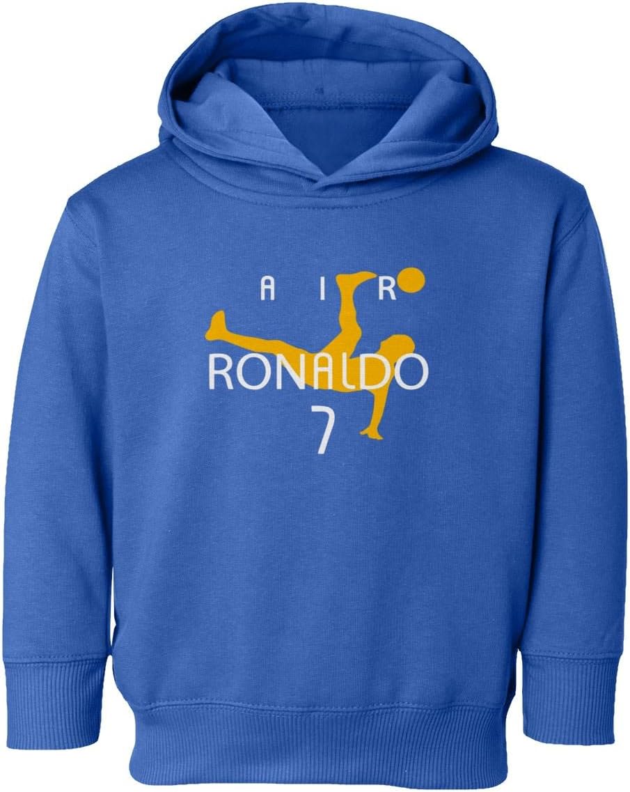 QASIMOF Air Ronaldo Soccer CR7 New Cristiano Little Kids Girls Boys Toddler Hooded Sweatshirt