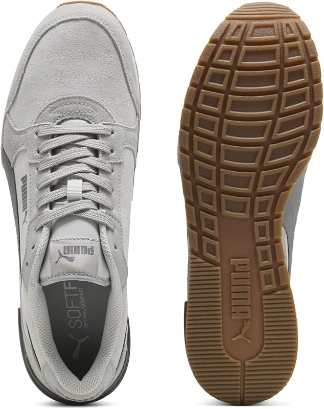 Erwachsene ST Runner v4 Suede Sneakers 46, Cool Light Gray Slate Sky Echo White Gum — Foto 5 von 7