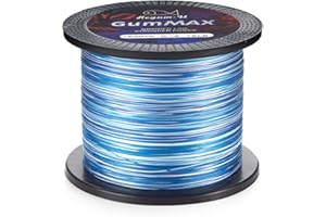 Regum-U GumMAX 545/1093/1640yds 5-100LB 8X Braided Fishing Line Abrasion Resistant Superline Zero Stretch & Smaller Diameter Confuse & Never Fade in Saltwater and Freshwater