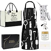 LUDUEIKSW Hair Stylist Gifts for Women, Hair Dresser Gifts Basket for Female, Hairdresser Box for Friends Sister, Cosmetology Graduation Sets with Hairstylist Tumbler Apron Tote Bag