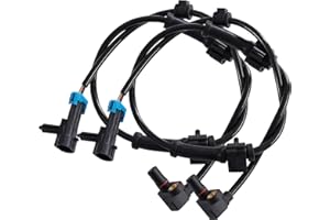 STZJAYE 2pcs ABS Sensor 15037208, Front Wheel Speed Sensor Compatible with-Chevy for Avalanche for Express for Silverado for Suburban for GMC for Sierra OE 15037208 ALS482