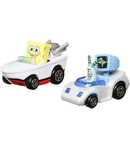 Coche Coleccionable De SpongeBob Squarepants – Sandy The Squirrel, Compatible Con Hot Wheels, Figura GMR59 Para Niños Desde 3 Años