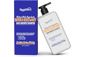 ROOTSTIM Biotin & Rosemary Shampoo for Hair Growth: Hair Loss Shampoo for Thinning Hair for Women and Men - Hair thickening and Volumizing Shampoo Infused with Natural Nutrient Rich Ingredients Sulfate Free