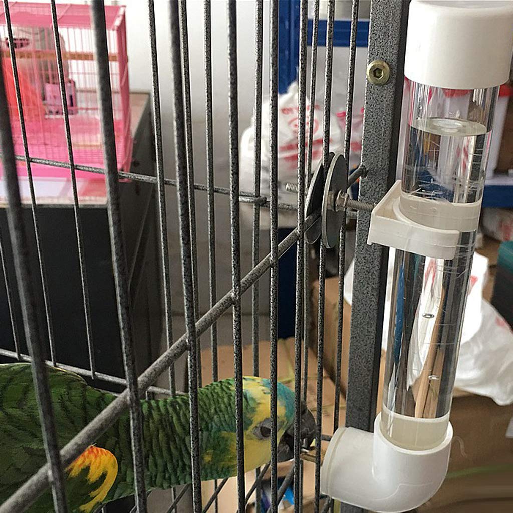 Forgun Bird Feeder Anti Splash Feeding Bowl Box Splash Proof Cage
