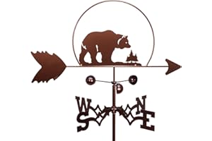SWEN Products Bear CUB Wildlife Weathervane (Roof Mount Included)