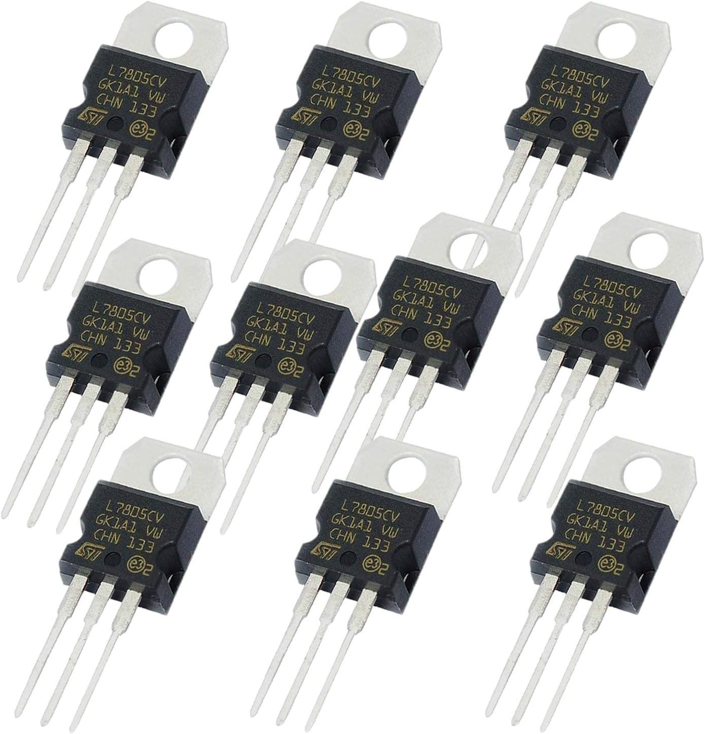 L7805CV L7805 Positive Voltage Regulator ICs Output 5v TO220 Package 3