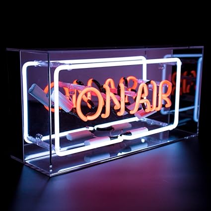 Helio Ferretti Neon Acryl Box ON AIR, mehrfarbig