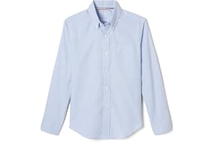 French Toast Boys Long Sleeve Oxford Dress ShirtButton Down Shirt