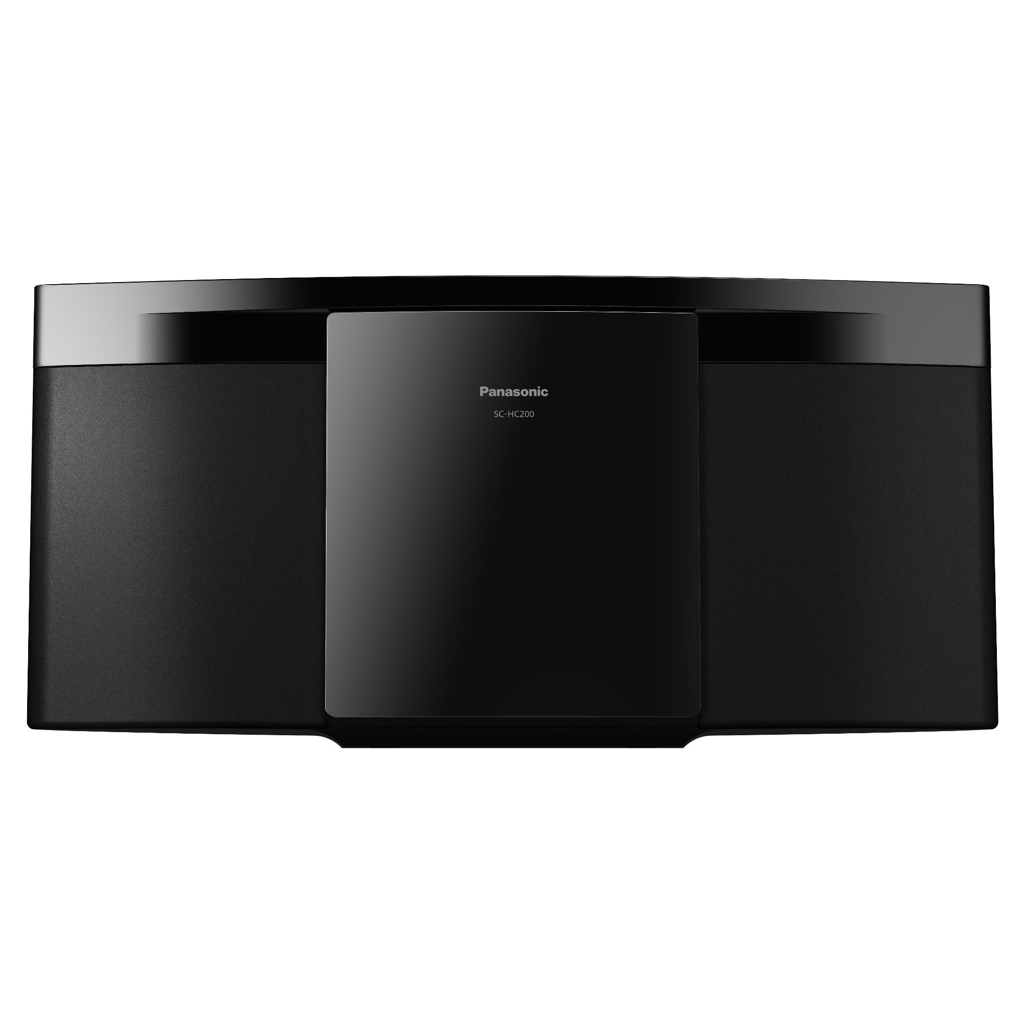 Panasonic SC-HC200EB-K Modern HiFi System with FM Radio, 20W Speaker and CD Player, Bluetooth, USB playback, Black