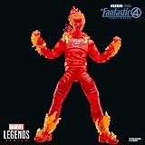 Marvel Legends Series Human Torch Action Figure Red 6-Inch Hasbro view 5