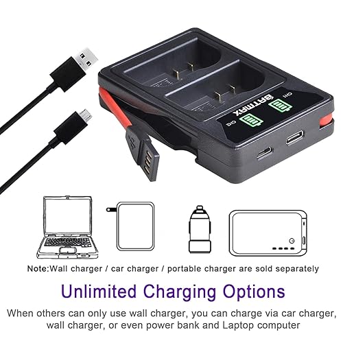 Sony A6000 K&F CONCEPT EN EL15/EN EL15a/EN EL15b Quick Dual