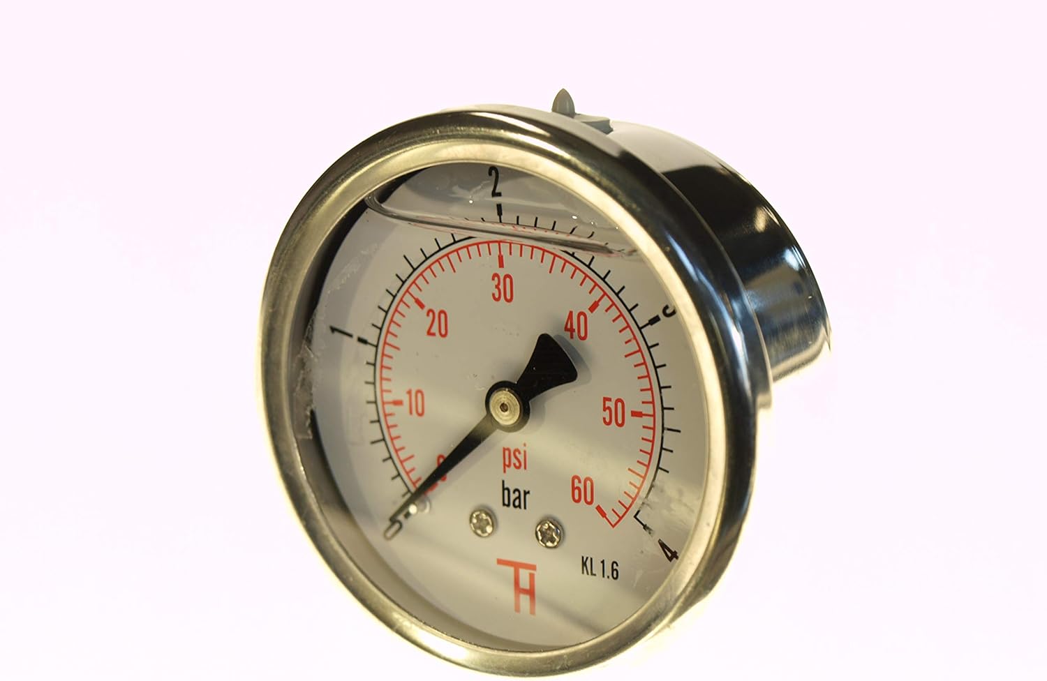 THERMIS Manometer 358G 1/4 Anschluss von hinten (0 4 bar) 63 mm Amazon.de Baumarkt