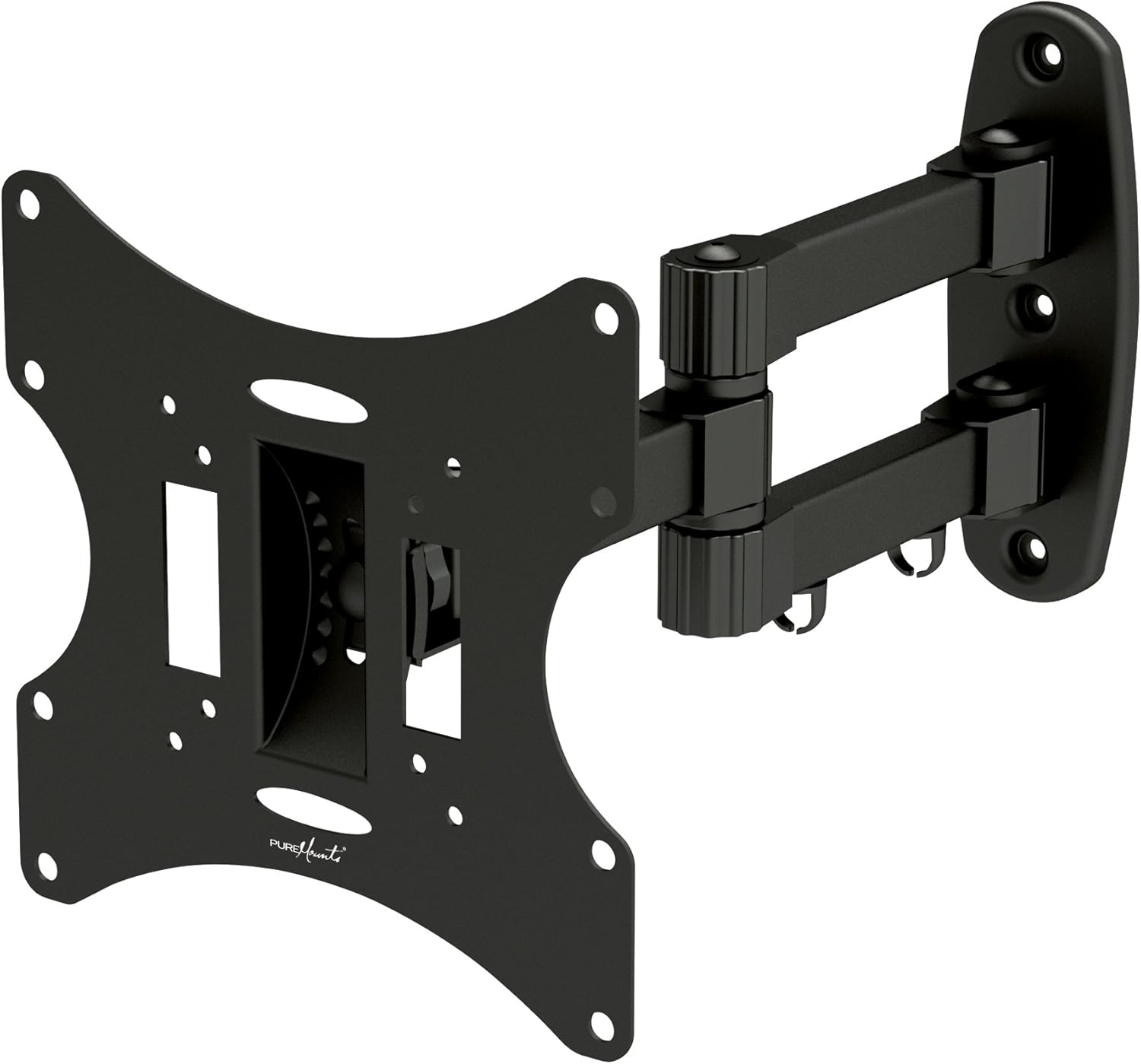 PureMounts TV Wall Mount PMBasic237 tilt, swivel, extensible, ultraslim for Flatscreen