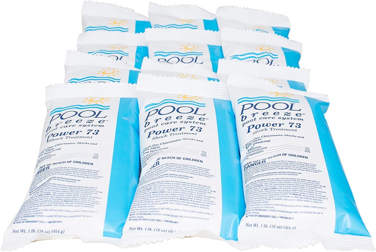 Pool Breeze Power 73 Shock Treatment (1 lb) (12 Pack)