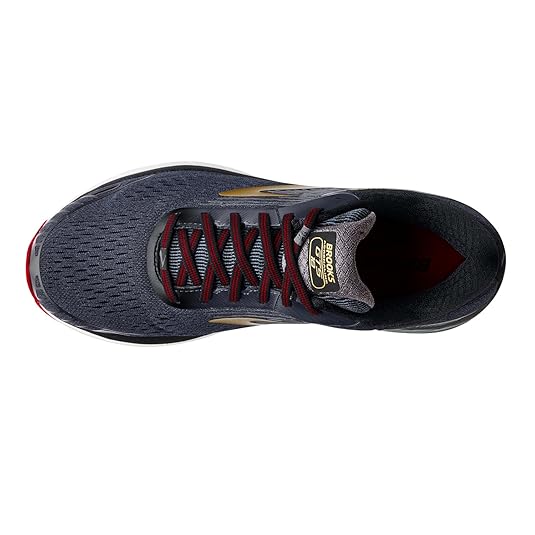 Brooks Men's Adrenaline GTS 18 Black/Gold/Red 14 EE US