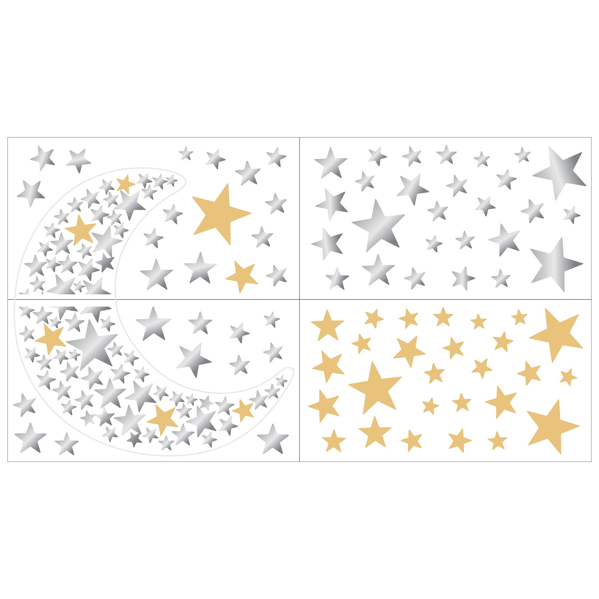 Nuit 4 Piece Wall Decal Set