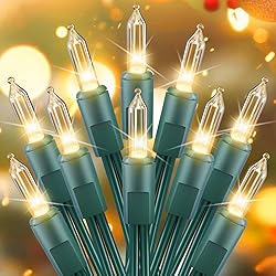 Clear Christmas String Lights 50 Count 12 Feet