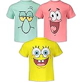 Spongebob Squarepants Squidward 3 Pack T-Shirts Toddler to Big Kid