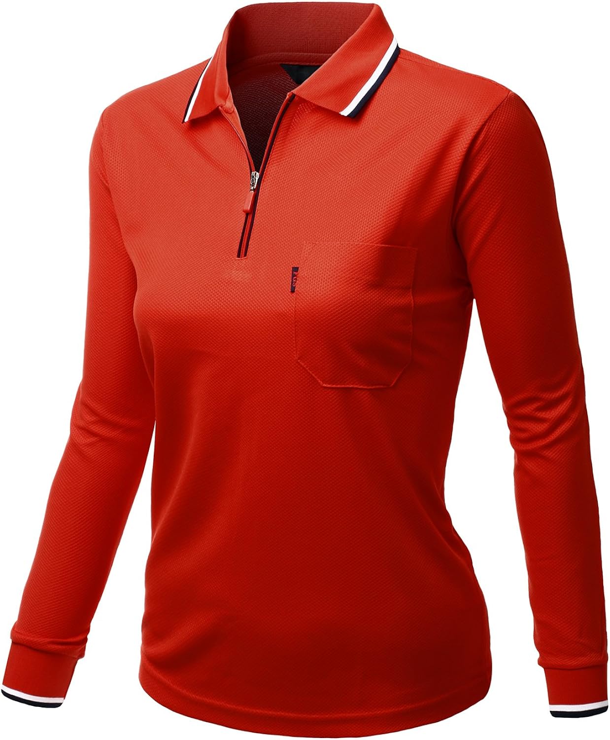 Damen Sporttop Mit Reißverschluss - Leicht & Atmungsaktiv Für Fitness