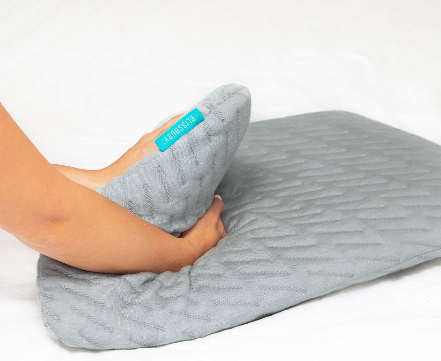 BLISSBURY Thin 2.6" Stomach Sleeping Memory Foam Pillow. Slim, Flat, Cooling Sleep for Belly or Back with Soft Bamboo Washable Cover, Neck and Head Support for Men and Women Bedding Accessories: Home & Kitchen