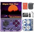 Miyoo Mini Plus Handheld Game Console 3.5-inch 640*480 IPS Screen 3000mAh Miyoo-Mini+ with Portable Case T-Purple
