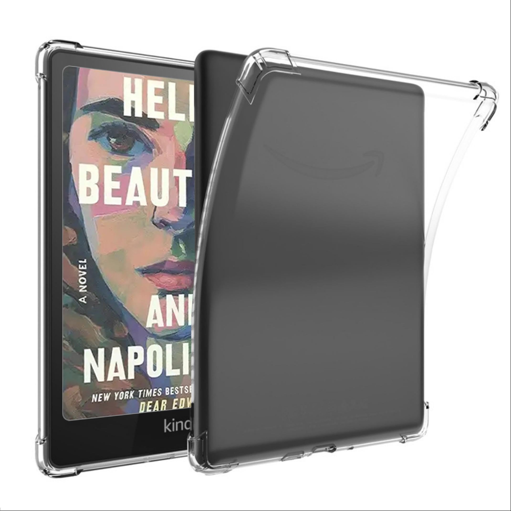 GIOPUEY Clear Case for Kindle ColorSoft Signature Edition, Soft TPU Back Shell, Slim Cover with Airbag Protection, Lightweight, Compatible with Kindle ColorSoft Signature Edition - Transparent