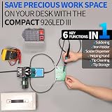 YIHUA 926LED III 60W Soldering Station UK Plug with Tips, Hands view 3