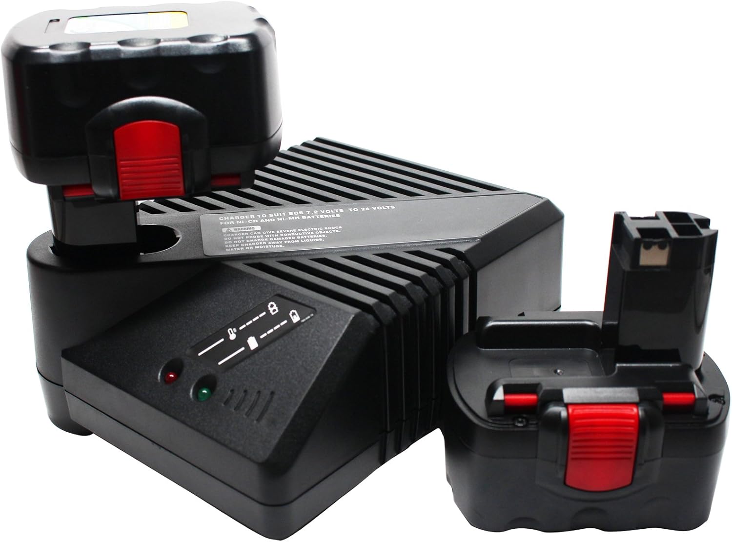 2Pack Replacement for Bosch PSR 14.4VE2 Battery + Universal Charger