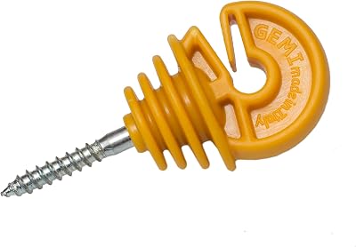 Gemi Elettronica Electric Fence Insulators for Wooden Posts 300pcs Animal