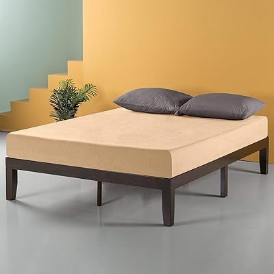 Zinus Moiz 14-Inch Wood Platform Bed, No Box Spring, Twin
