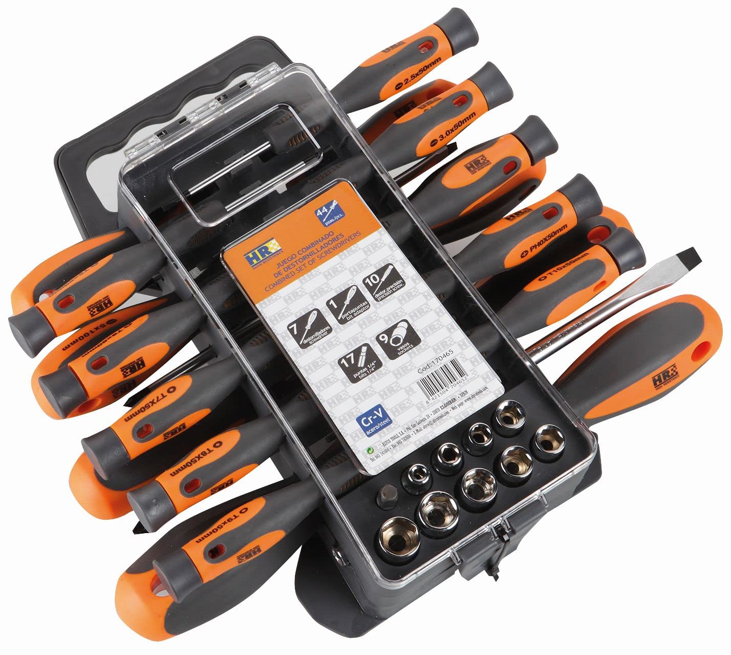 RH 170465 Combination Set 44 Pieces Screwdriver, Set