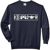 I Paused My Game To Be Here T Shirt Funny Gamer Comfort Colors Adult Sweatshirt