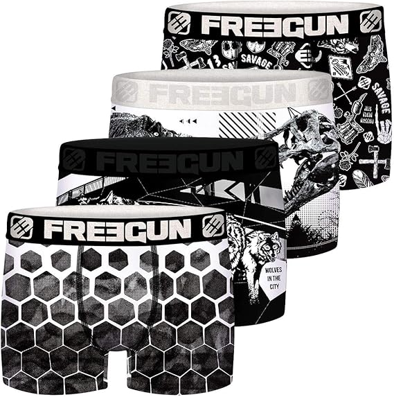 FREEGUN Slip (Lot de 4) Homme Amazon.fr Vêtements et accessoires