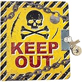 Playhouse Keep Out Lock & Key Lined Page Diary with Invisible Ink Pen for Kids