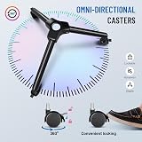 CAHAYA Universal Projector Stand with Adjustable Height & Wheels view 6