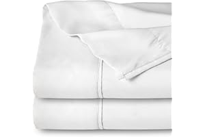 Bare Home Extra Long Flat Sheet - Premium 1800 Ultra-Soft Top Sheet - Hotel Luxury - Double Brushed - Easy Care - 2 Flat Sheets Only (Twin/Twin XL - 2 Pack, White)