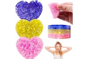 OYEFTP Skin Picking Fidget Toys, Easter Basket Stuffers Heart Fidget Toys for Adults Teenager, Silicone Picking Fidget Pad, Trichotillomania Toys for Skin Pickers, Dermatillomania, ADHD for Kids and Adults