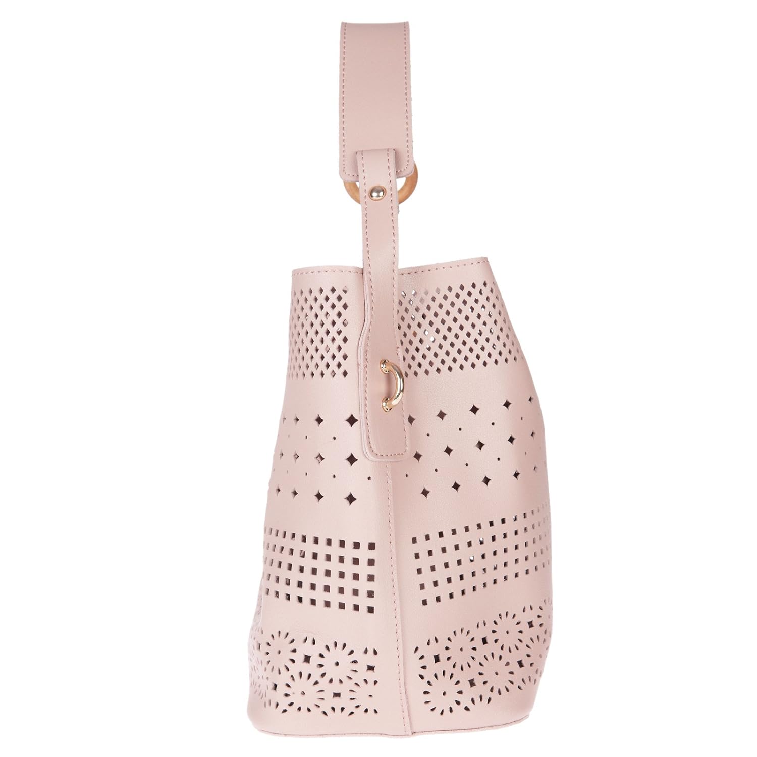 fur jaden women's pu pink sling bag