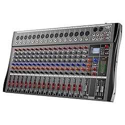 Professional DJ Audio Mixer,NEW BAXS 16 Channel DJ