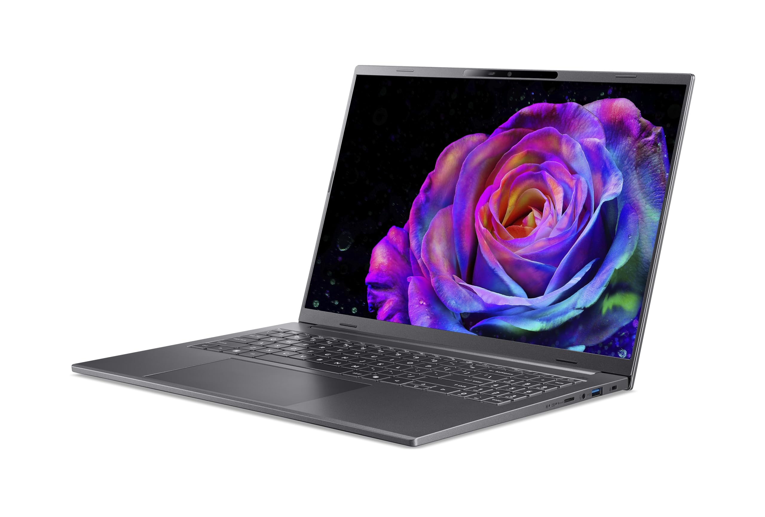 acer Aspire 16 AI OLED (A16-61M-R8RH) AI Laptop, Copilot+ PC, 16 Inch WUXGA+ OLED 120Hz Display, AMD Ryzen AI 5 340, 16 GB RAM, 512 GB SSD, AMD Radeon 840M, Windows 11, QWERTZ Keyboard, Grey 7