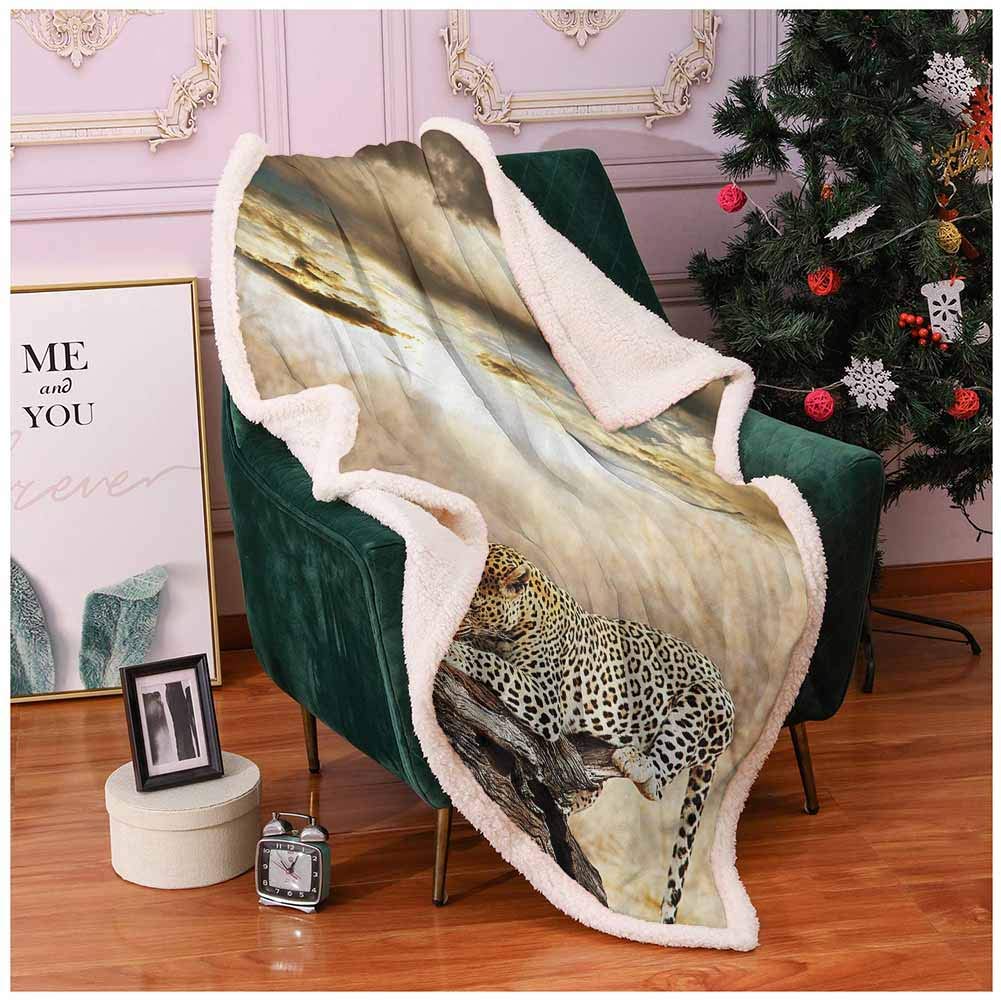 The 10 Best Sherpa Heating Blanket Wild Cat Print