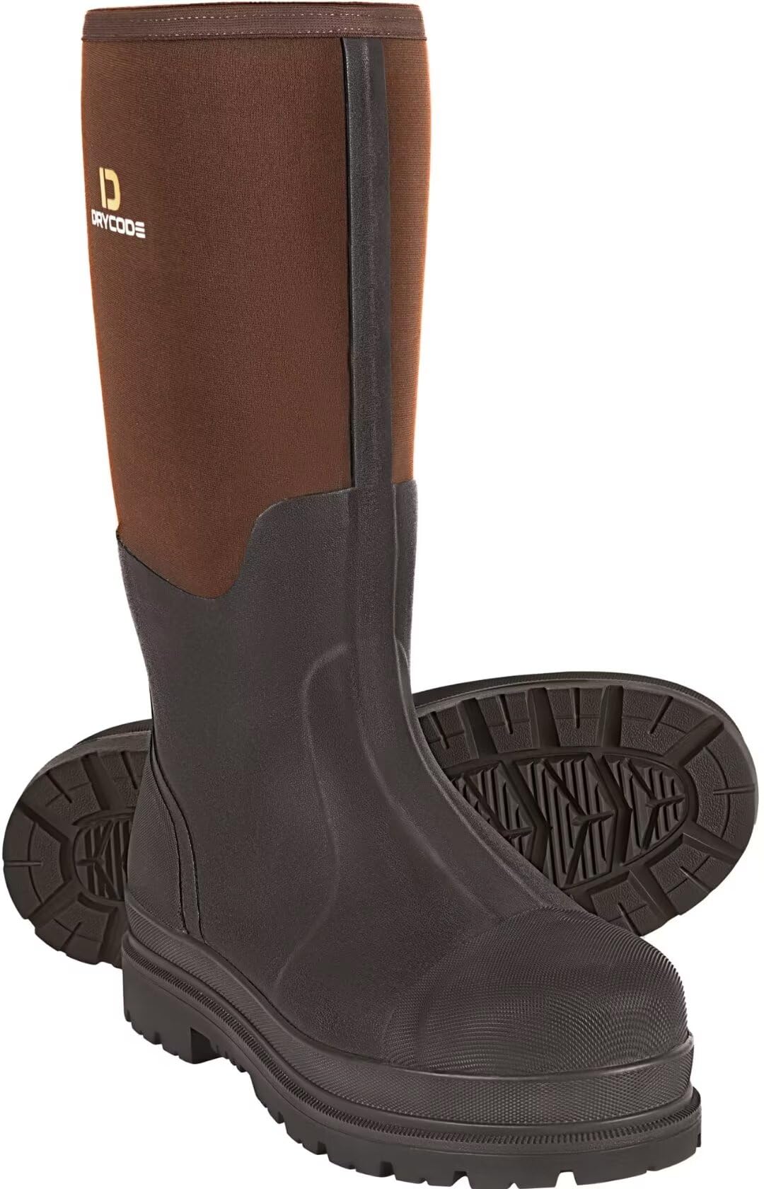 Men's Waterproof Rubber Boots With Steel Shank - 6mm Neoprene Insulated Work Boots Size 6-14